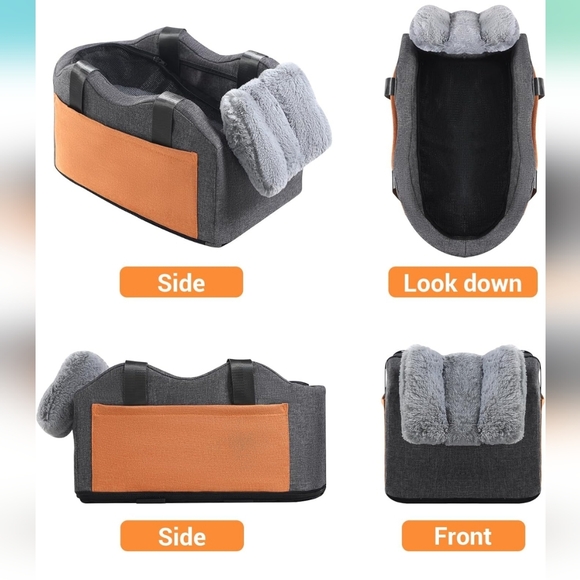 Dog Car Seat for Small Dog Center Console Seat Pet Booster Seat NWOT - Picture 6 of 7